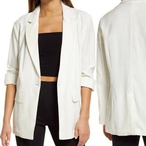 Open Edit 🤍✨🍸 Unstructured Blazer Ivory Size Small